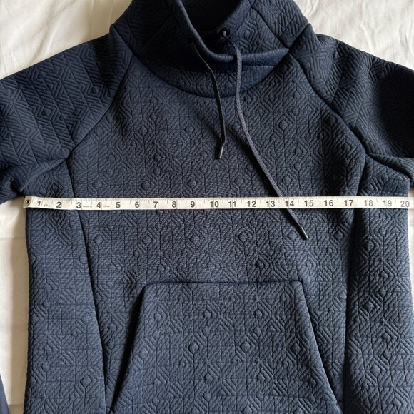 ATHLETA Womens Jacquard Elevation Pullover Navy SIZE S - Picture 7 of 9
